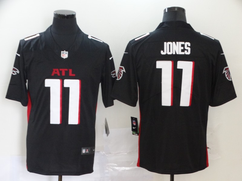 Men's Atlanta Falcons Julio Jones #11 Black Jersey